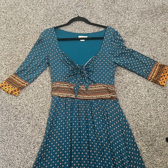 Anthropology Maeve beloved midi boho dress size medium - Picture 11 of 14